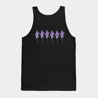 Lavender Sprig Design Tank Top